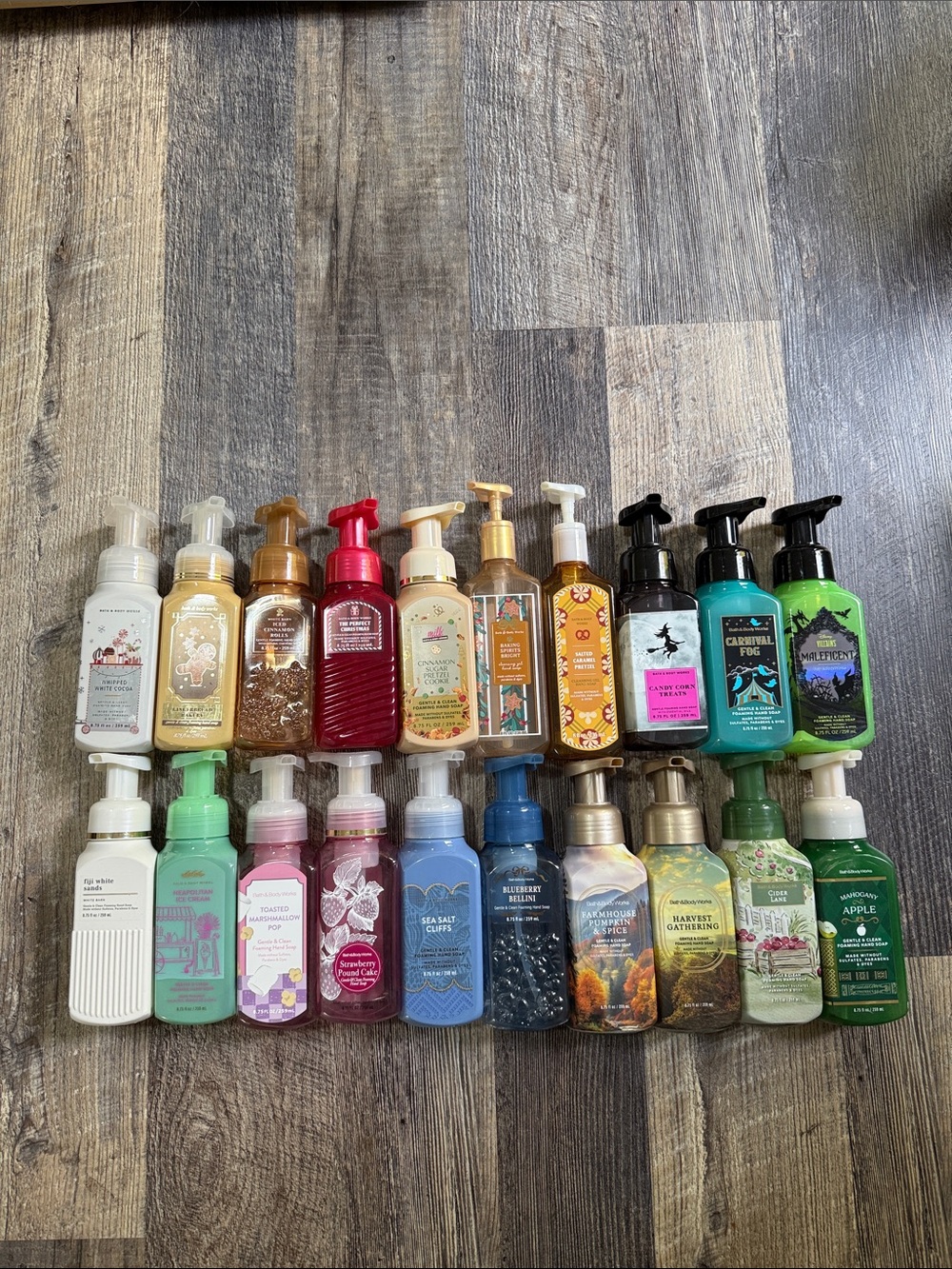 Bath And Body Works Empty Used Foaming Hand Soap Dispenser Bottles Lot Of 20